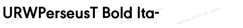 URWPerseusT Bold Ita字体转换